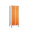 Fém szekrény, 60 x 50 x 161,5 cm, helyreigazítással, hengerzár, narancs - ral 2004