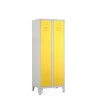 Fém szekrény, 60 x 50 x 161,5 cm, helyreigazítással, hengerzár, sárga - ral 1023