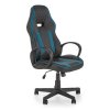 Rebound irodai fotel, fekete / kék