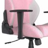 DXRacer GLADIATOR gamer szék, szövet, rózsaszín / fehér