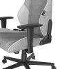 DXRacer GLADIATOR gamer szék, szövet, szürke / fehér