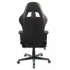 DXRacer OH/FH08/NE gamer szék, fekete / zöld