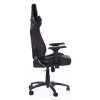 MRacer Lancer gamer szék, szövet, fekete