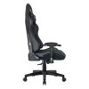 MRacer gamer szék, öko bőr, fekete