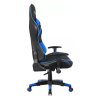 MRacer gamer szék, öko bőr, fekete / kék