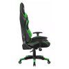 MRacer gamer szék, öko bőr, fekete / zöld