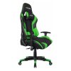 MRacer gamer szék, öko bőr, fekete / zöld