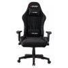 MRacer gamer szék, szövet, fekete