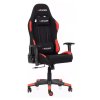 MRacer gamer szék, szövet, fekete / piros