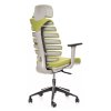 Funky XL irodai szék, zöld / szürke