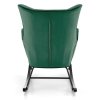Bazalto hintaszék, sötét zöld