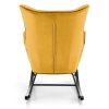 Bazalto hintaszék, sárga