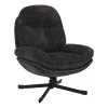 Marton fotel, fekete