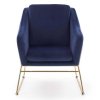 Soft III fotel, kék / arany