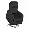 Javier Velvet állítható fotel, fekete
