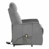 Javier Velvet állítható fotel, szürke