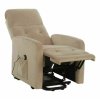 Lennox II Velvet állítható fotel, bézs