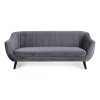 Elite Velvet kanapé, háromüléses, szürke