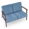Tanti kanapé, kétüléses, kék