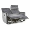 Jorge dönthető kanapé, kétüléses, szürke
