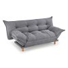 Zach kinyitható kanapé, háromüléses, szürke