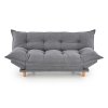 Zach kinyitható kanapé, háromüléses, szürke