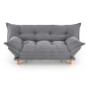 Zach kinyitható kanapé, háromüléses, szürke