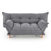 Zach kinyitható kanapé, háromüléses, szürke