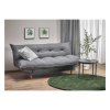 Zach kinyitható kanapé, háromüléses, szürke