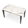 Jonathan étkezőasztal, márvány / fekete