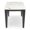 Jonathan étkezőasztal, márvány / fekete
