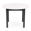 Russell étkezőasztal, krém / fekete