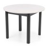 Russell étkezőasztal, krém / fekete