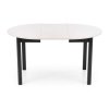 Russell étkezőasztal, krém / fekete