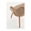Lacy étkezőszék, bézs / dió