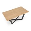 Massive II étkezőasztal, tölgy / fekete