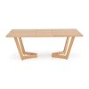 Massive III étkezőasztal, tölgy