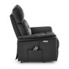 Semir II masszázsfotel, fekete