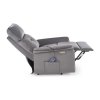 Semir II masszázsfotel, szürke