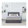Padva ágy 140 x 200 cm, szürke