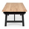 Sanger étkezőasztal, tölgy / fekete