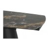 Vaughan étkezőasztal, fekete márvány