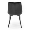 Daphne étkezőszék, fekete
