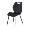 Henley étkezőszék, fekete