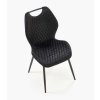 Henley étkezőszék, fekete