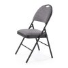 Dover összecsukható szék, szürke / fekete