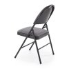 Dover összecsukható szék, szürke / fekete