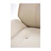 Poole irodai fotel, bézs / dió