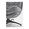 Belmar fotel lábtartóval, szürke