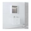 Bondi tükrös fali szekrény 60 cm, fehér